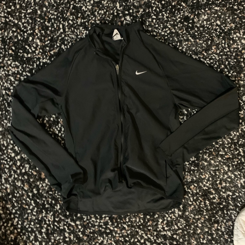 Nike Black Zip-up Sweater